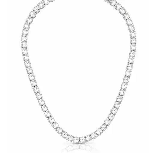 Colar Riviera Round Cristal 6mm 