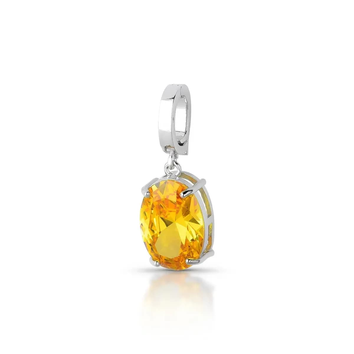 PASSANTE CLICK OVAL AMARELO