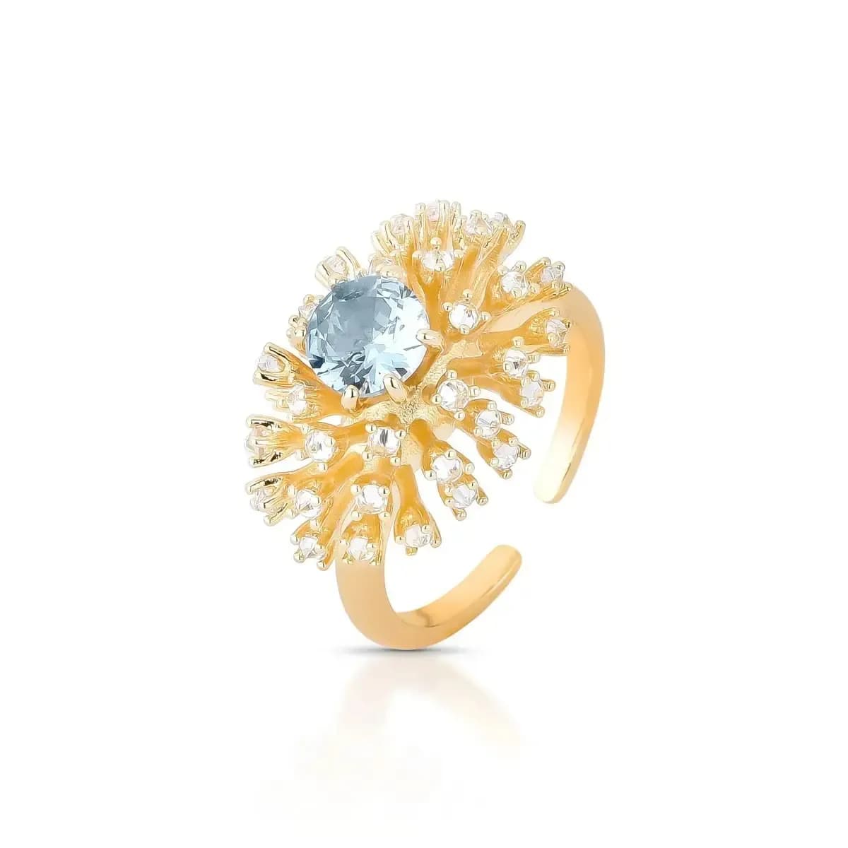 ANEL ICE RADIANCE CRAVEJADO COM ZIRCÔNIAS - AJUSTÁVEL