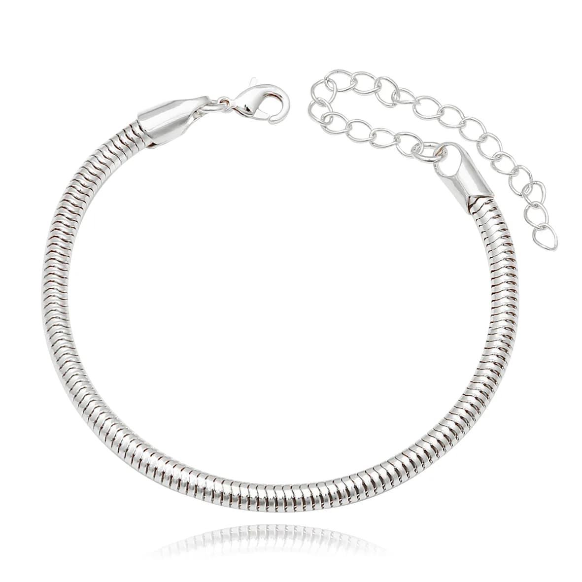 Pulseira Rabo de Rato Folheado a Prata 1000