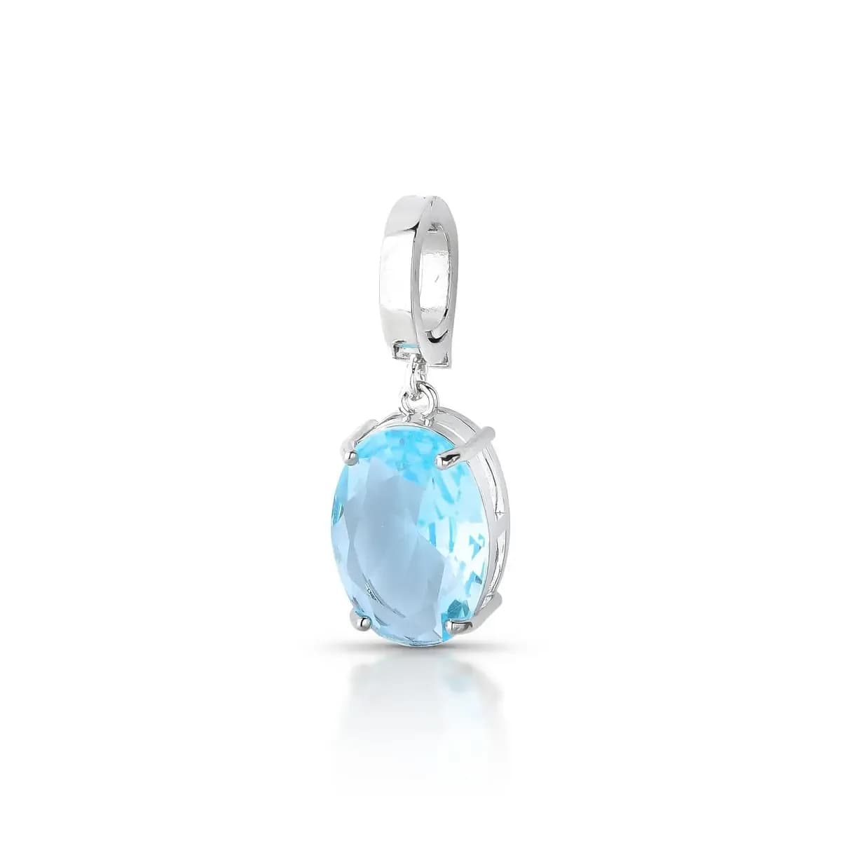 PASSANTE CLICK OVAL LIGHT BLUE