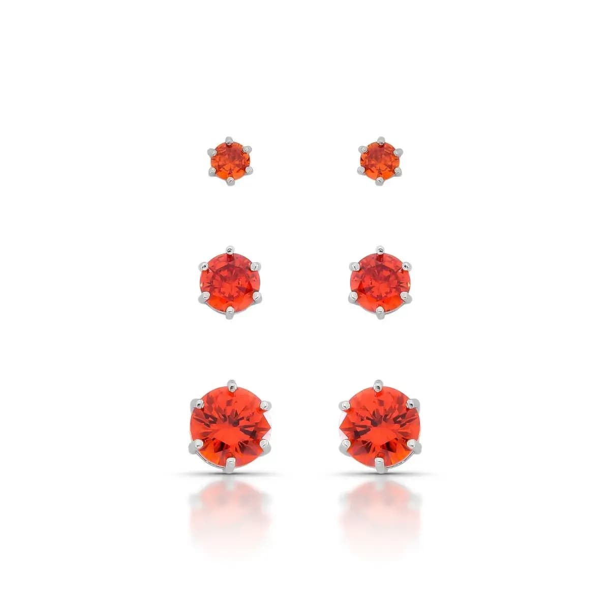 BRINCO TRIO PONTO DE LUZ SEIS GARRAS - PINO EM PRATA 925