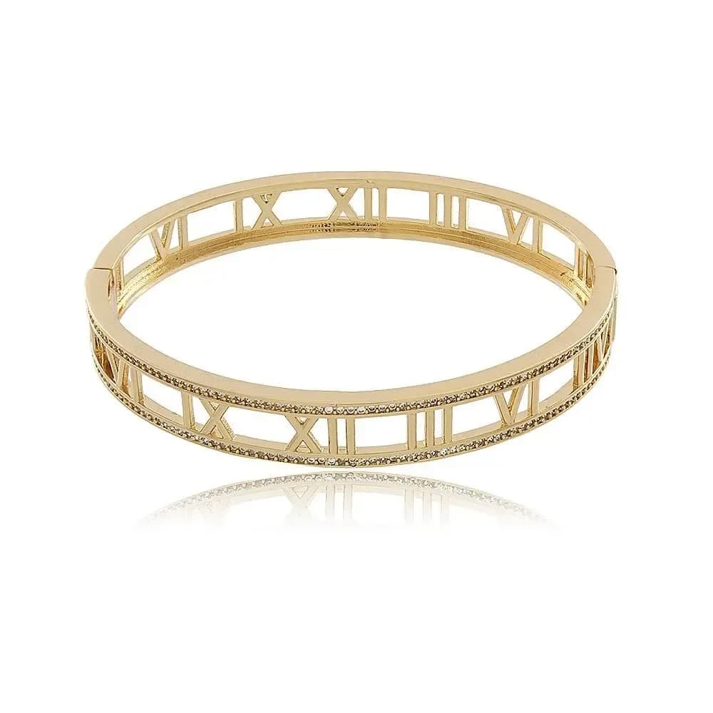 BRACELETE IMPÉRIO CRAVEJADO EM ZIRCÔNIAS