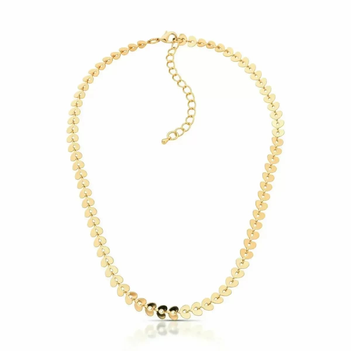 COLAR CHOKER CORAÇÕES CHAPADOS