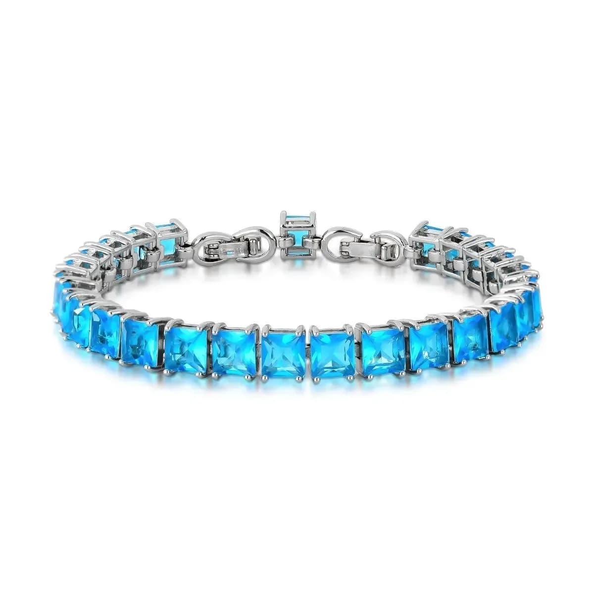 PULSEIRA PEDRARIA QUADRADA- TAMANHO 16CM