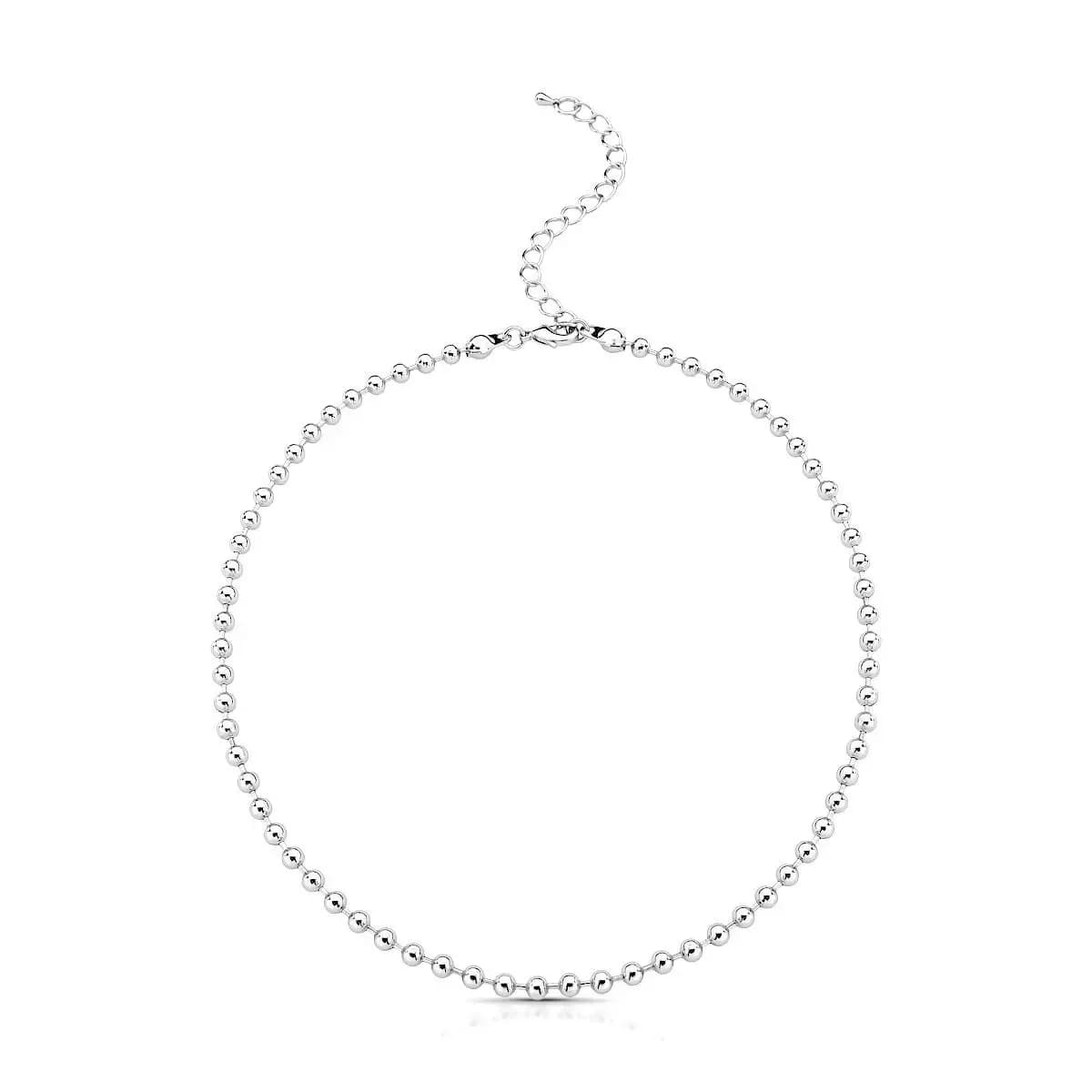 COLAR CHOKER ESFERAS LISAS