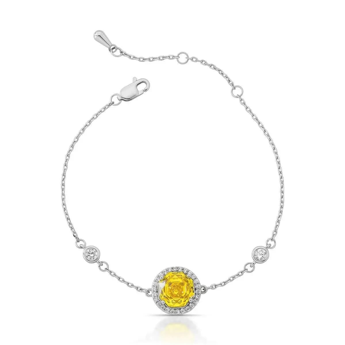 PULSEIRA PONTO DE LUZ ROSE GLOW CRAVEJADA COM ZIRCÔNIAS