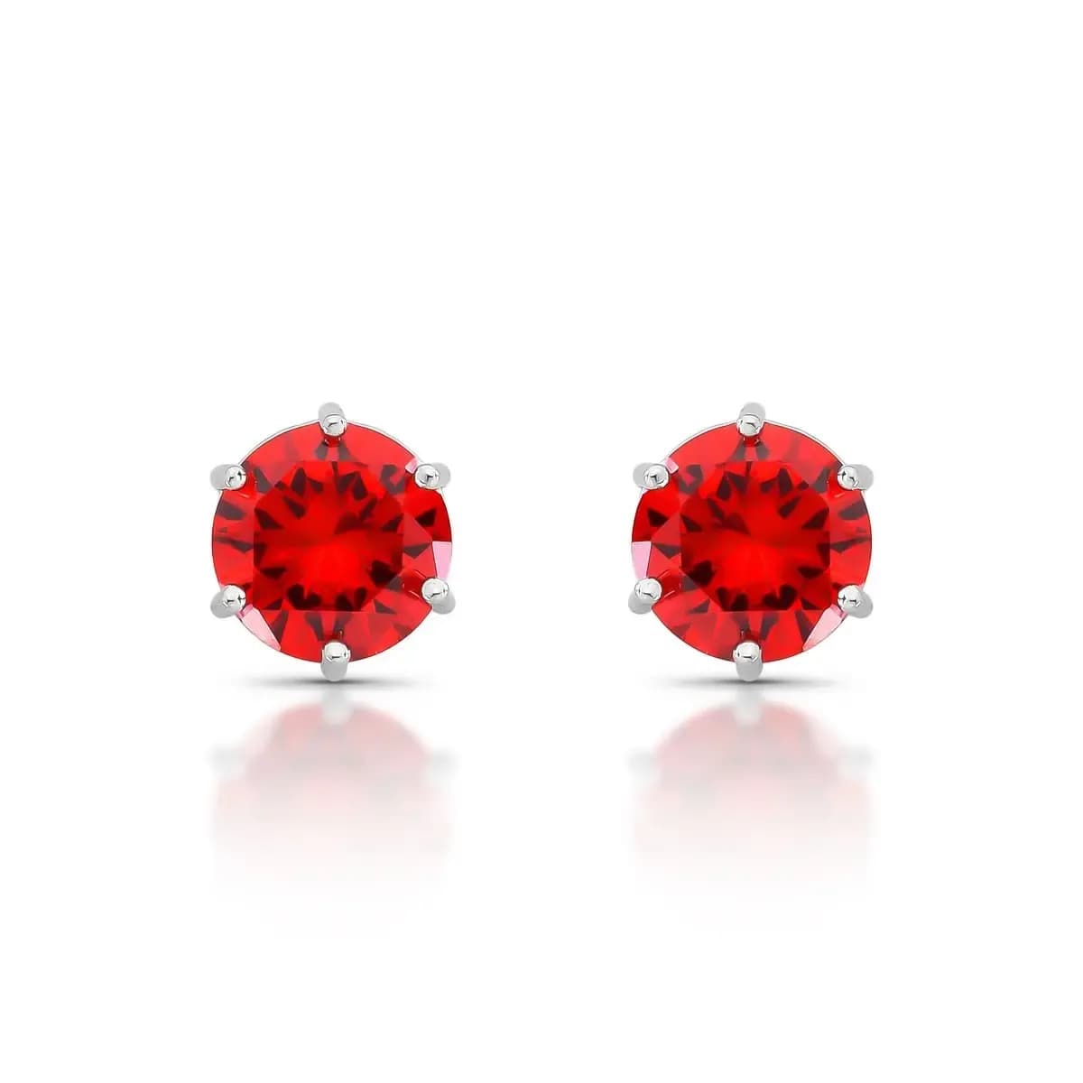 BRINCO PONTO DE LUZ 11MM CRAVAÇÃO SEIS GARRAS — Ban. Ródio Branco / 11 mm / Aperol