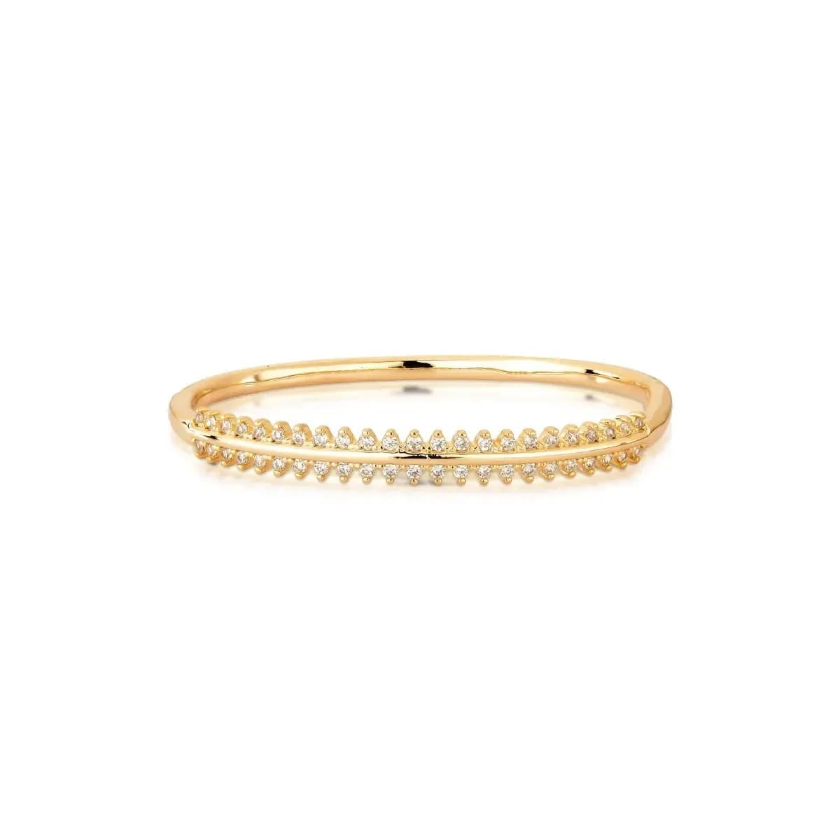 BRACELETE DUO SPIKES COM LINHA CENTRAL