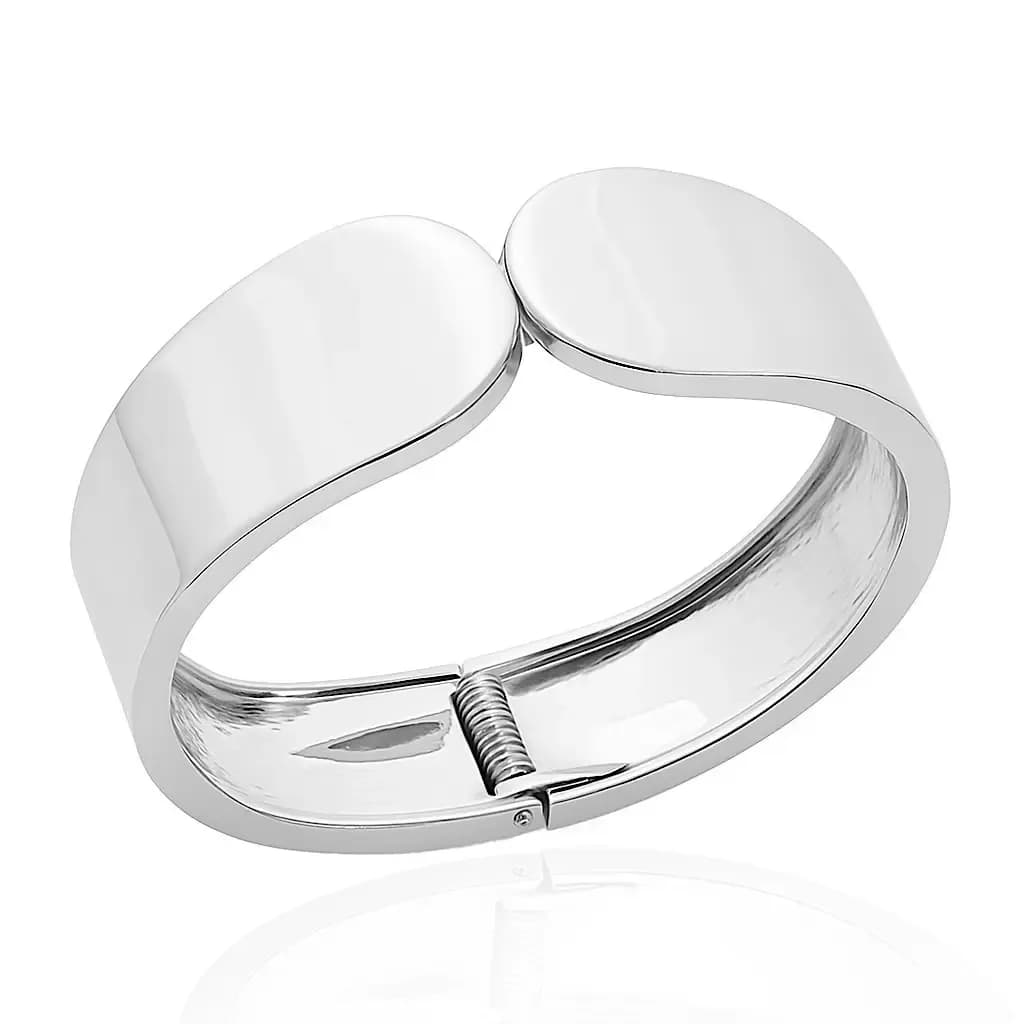 BRACELETE MAXI LISO ACHATADO - COLEÇÃO MAXIMALISTA