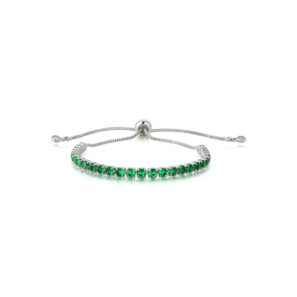 PULSEIRA RIVIERA 3MM CRAVAÇÃO EM ZIRCÔNIA E FECHO SHAMBALA