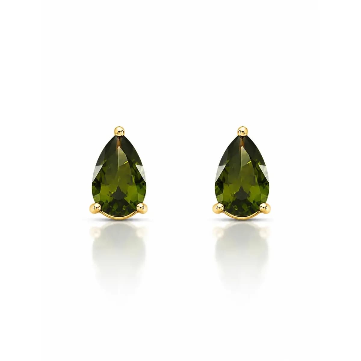 BRINCO GEMA GOTA MÉDIA — Ban. Dourado / Verde oliva