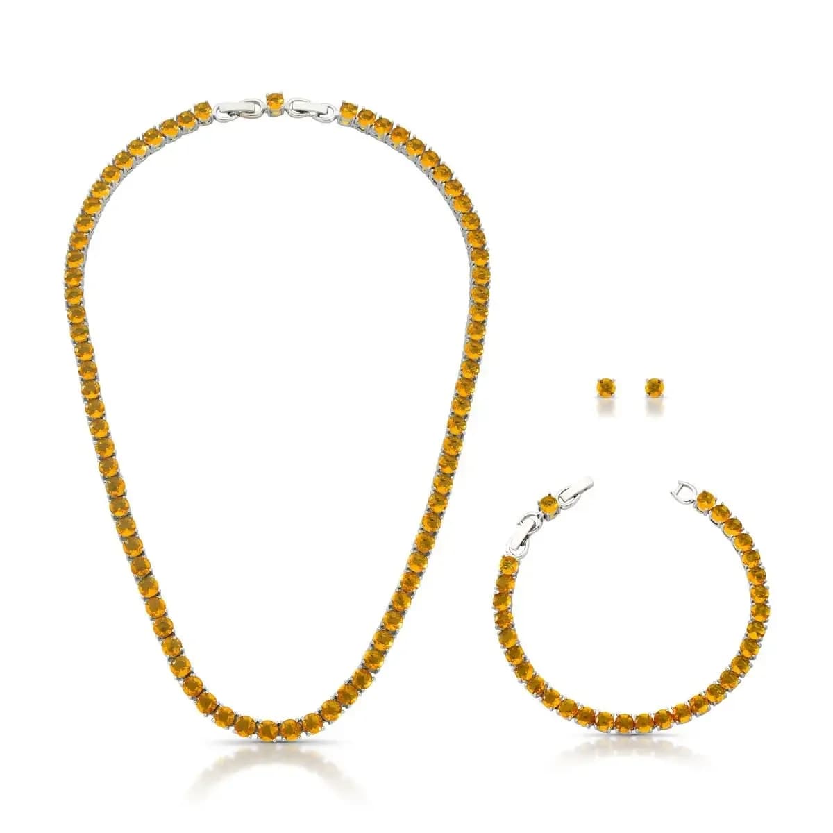 CONJUNTO RIVIERA 5MM COLAR 40CM+3/PULSEIRA 15CM+ 3/BRINCO
