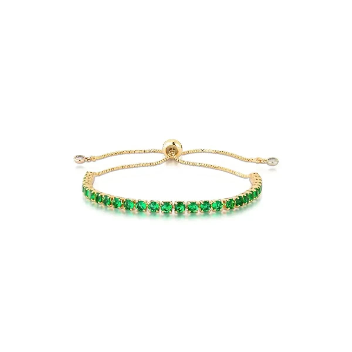 PULSEIRA RIVIERA 3MM CRAVAÇÃO EM ZIRCÔNIA E FECHO SHAMBALA