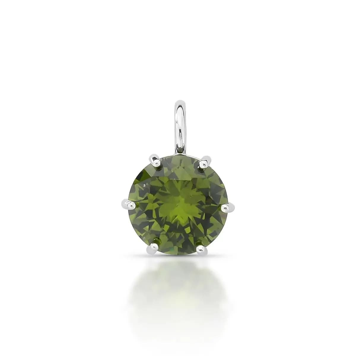 PASSANTE PONTO DE LUZ 11 MM- 6 GARRAS — Ban. Ródio Branco / Verde oliva