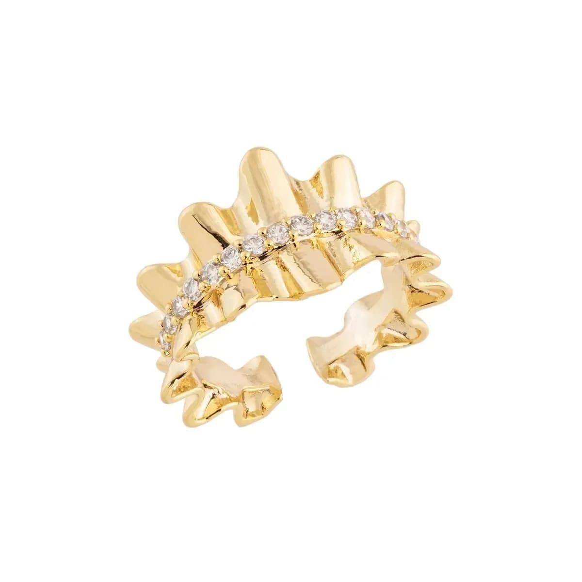 ANEL RUFFLE CROWN - AJUSTÁVEL