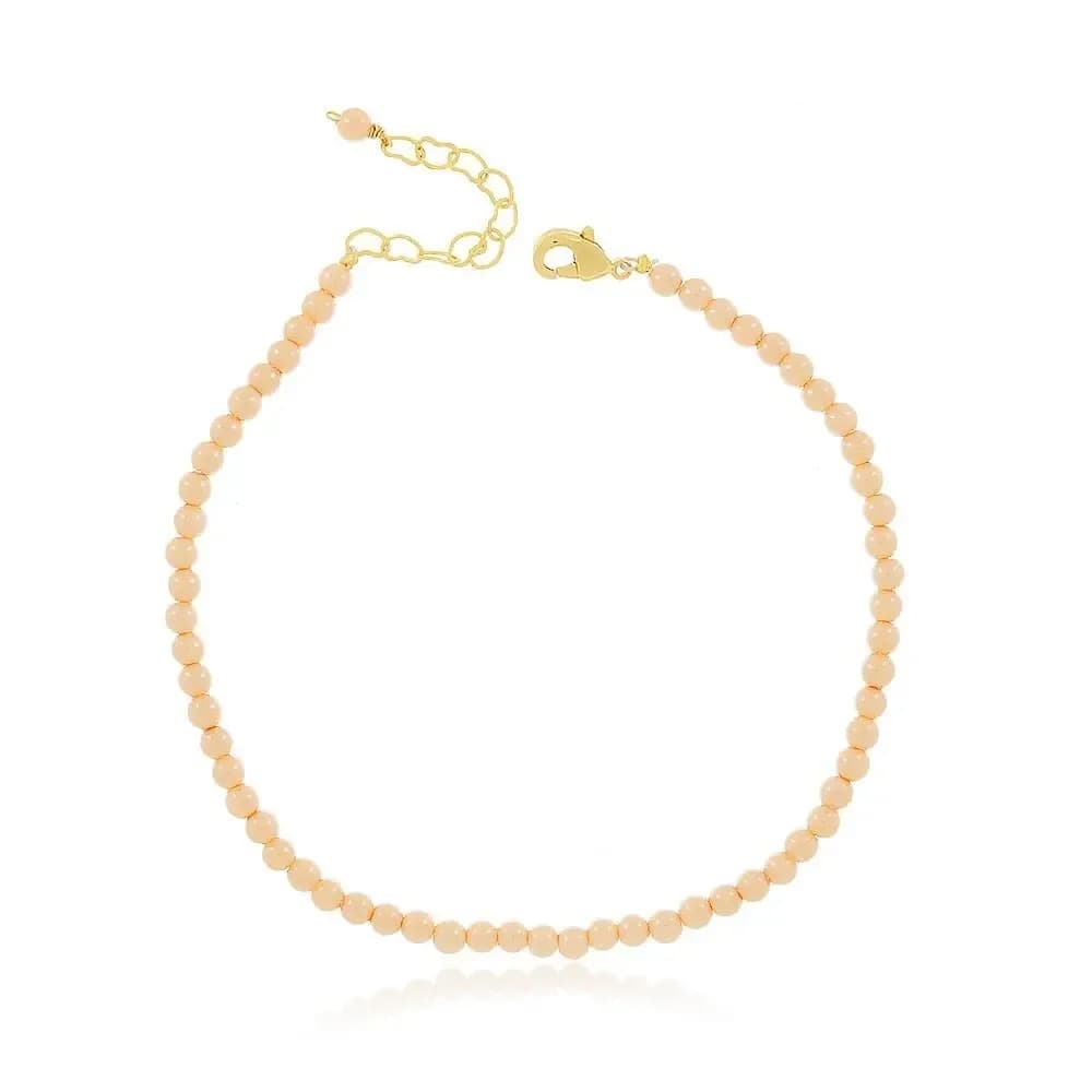 PULSEIRA PÉROLA SHELL — Ban. Dourado / Rose